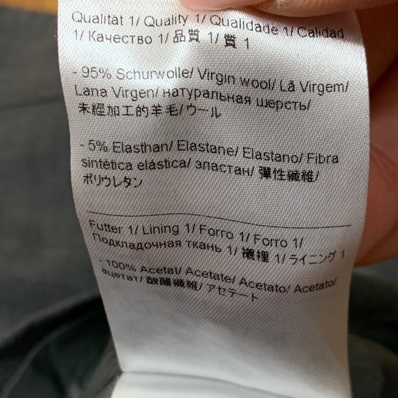 Escada Sport Grey Wool Lined Midi Skirt - Picture 6 of 11